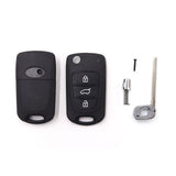 3 Button HYN14 Flip Key Housing to suit Hyundai Elantra