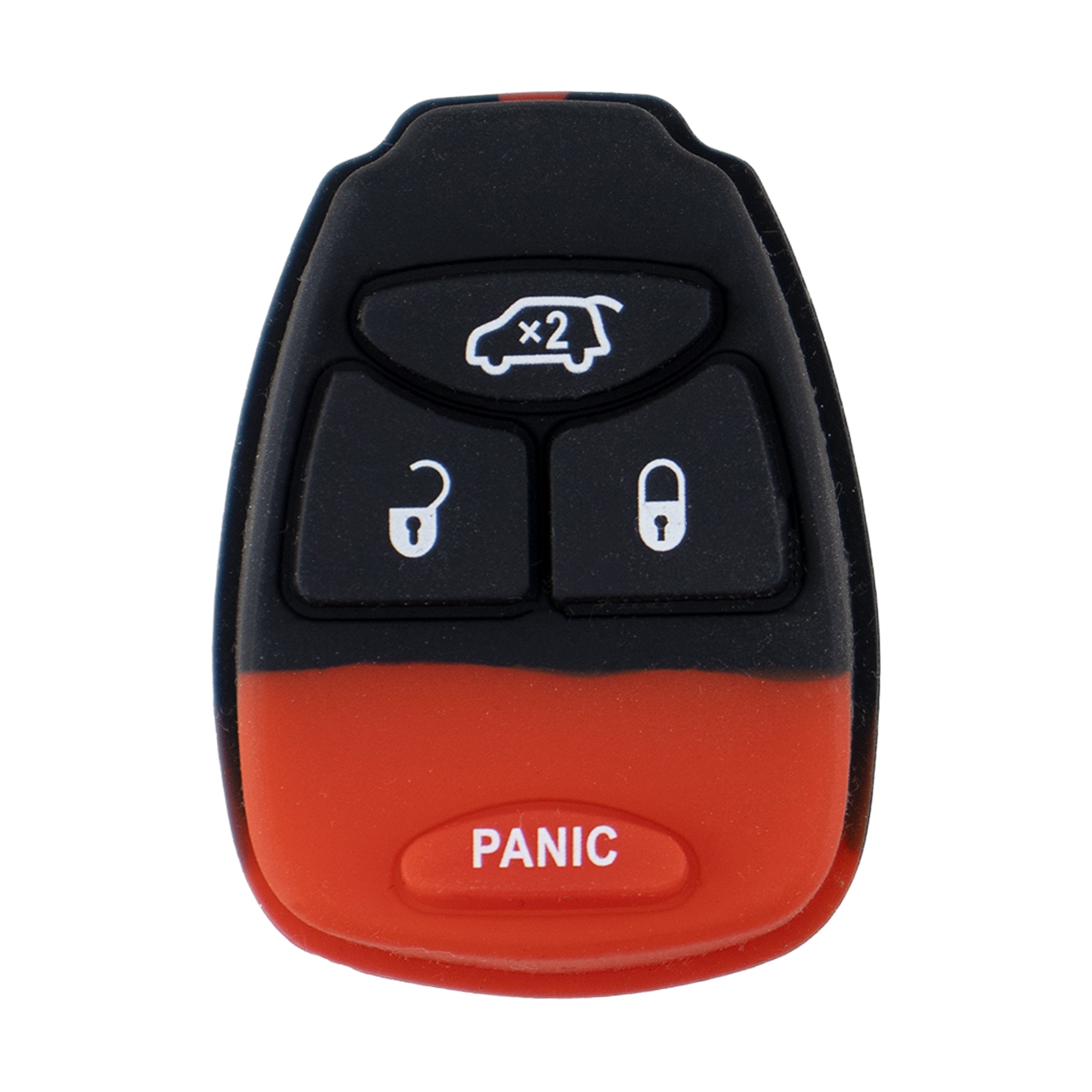 4 Button Silicone Replacement Button to suit Chrysler/Dodge/Jeep