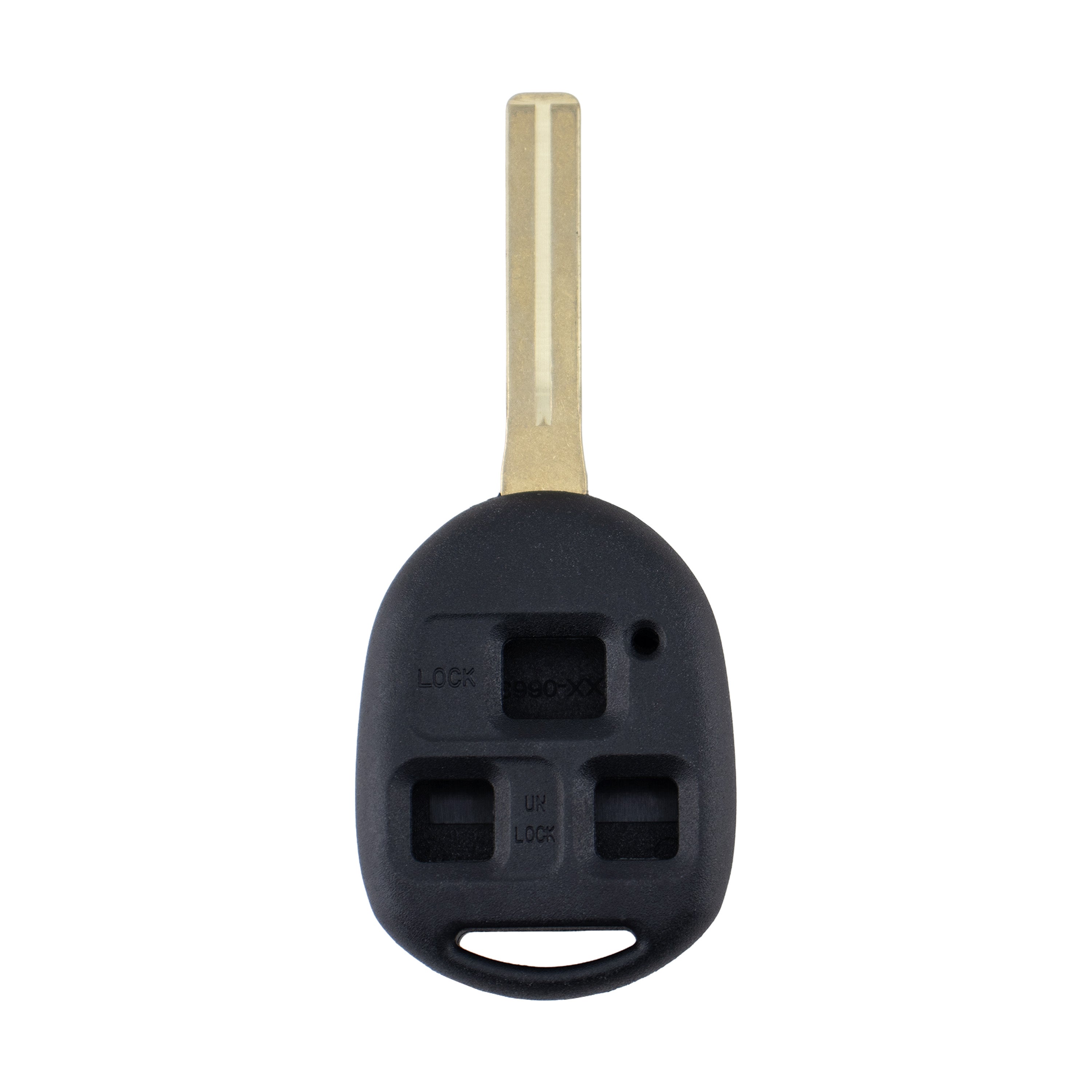 3 Button TOY48 Durashell Bladed Key Housing to suit Lexus