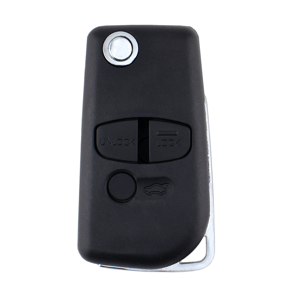 3 Button MIT11R Flip Key Housing Upgrade to suit Mitsubishi (compatible with KGMIT08)