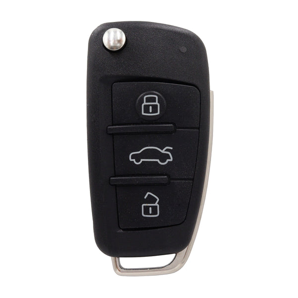 3 Button HU66 433MHz Flip Key to suit Audi A2/A3/A4/A5 (Not Prox)