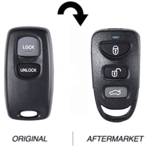 Automotive > Key > Complete - 2 Button 433MHz Key Fob Upgrade 41601 To Suit Mazda 626/323/Visteon