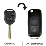 2 Button TOY43 304MHz Flip Key Upgrade 60120 to suit Toyota Prado