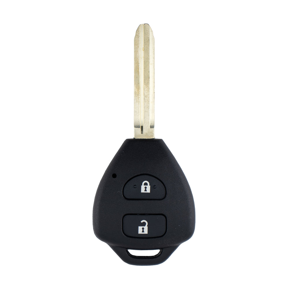 2 Button TOY43 Durashell Bladed Key Housing to suit Toyota