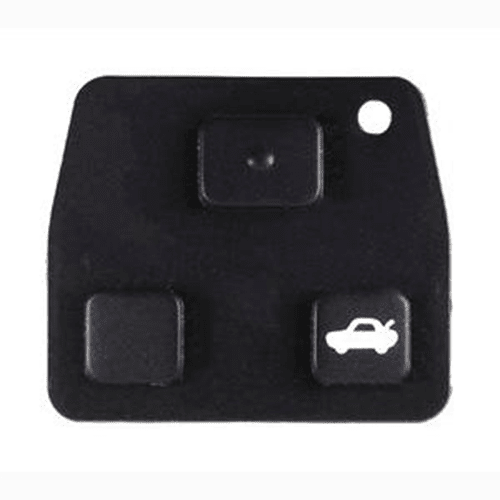 3 Button Silicone Replacement Button to suit Toyota