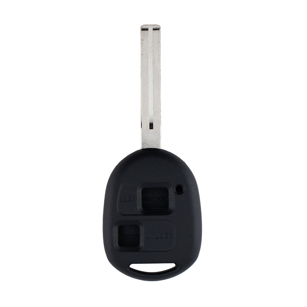 2 Button TOY40 Durashell Bladed Key Housing to suit Toyota