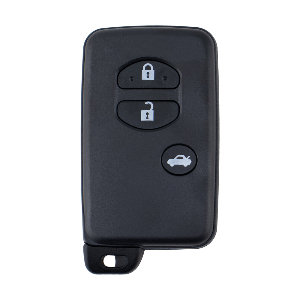 3 Button Black Key Fob To Suit Toyota