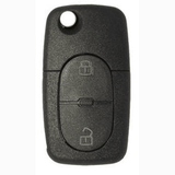 2 Button HU66 Flip Key Housing to suit Volkswagen
