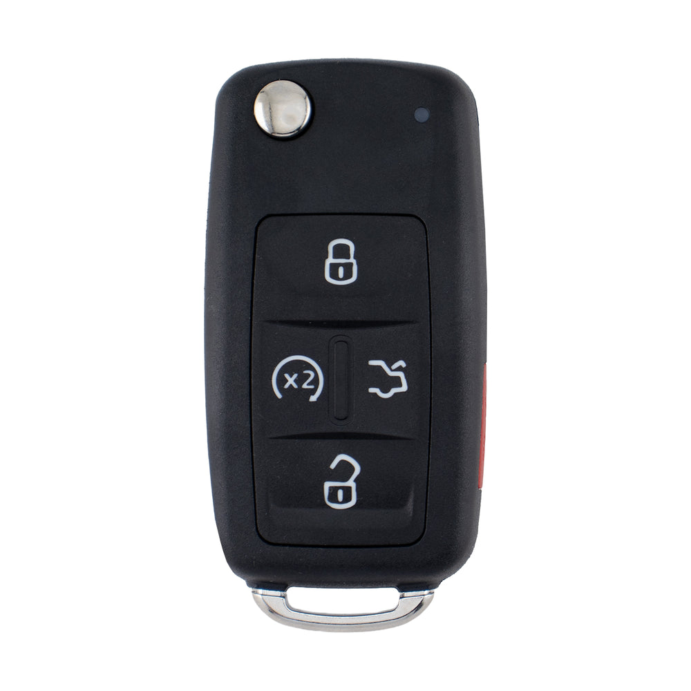 5 Button HU66 Flip Key Housing to suit Volkswagen