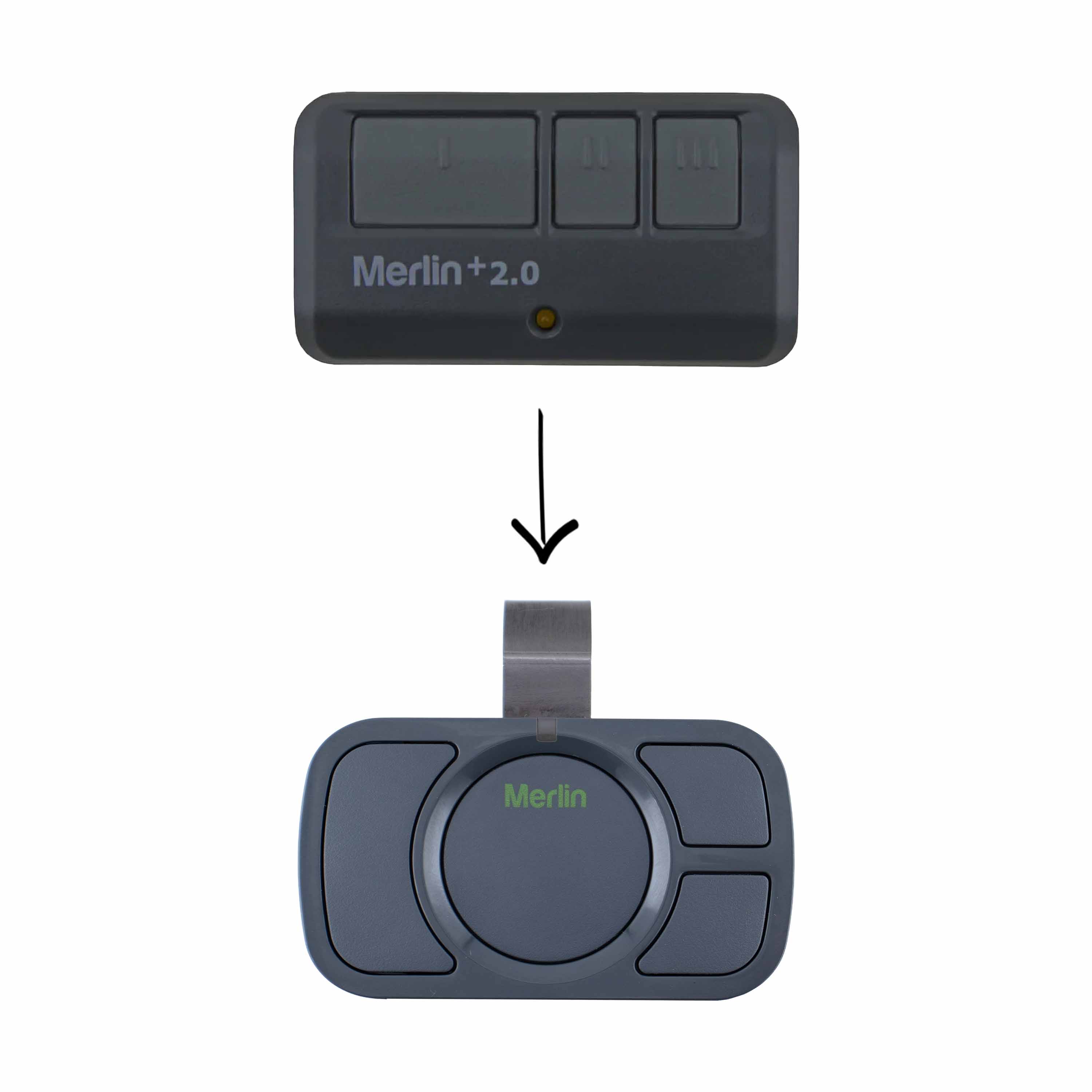 Merlin+ 2.0 E943/E943M Genuine Visor Remote