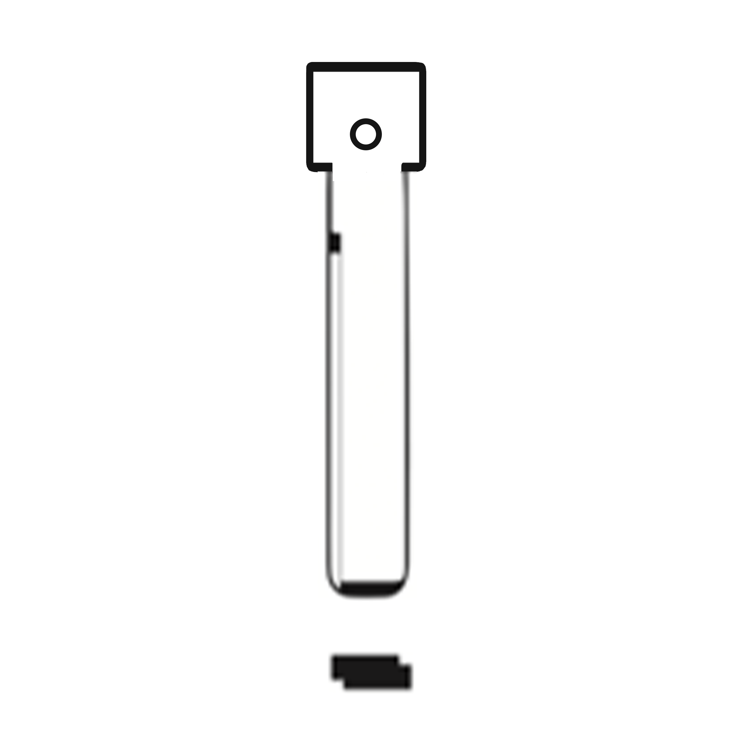 Automotive > Locksmith > Key > Multi-Function > Blade - MFK/Transponder/Chip Key Blade To Suit GMC/Chevrolet/Opel GM45