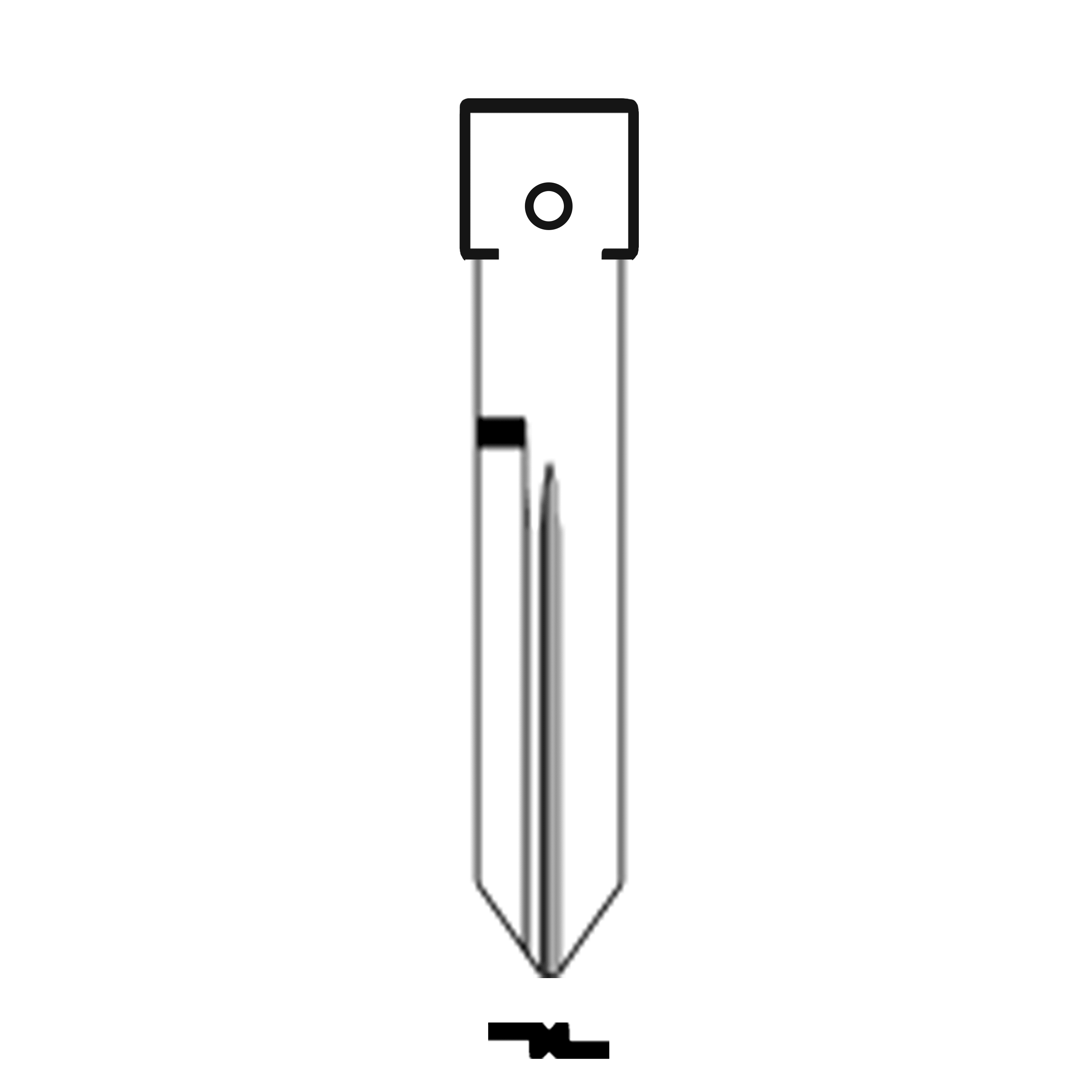 Automotive > Locksmith > Key > Multi-Function > Blade - MFK/Transponder/Chip Key Blade To Suit Ford H75