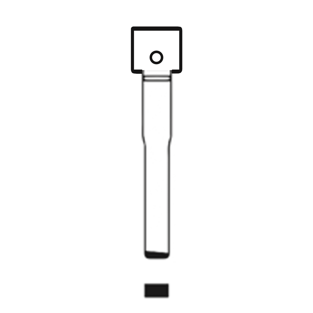 Automotive > Locksmith > Key > Multi-Function > Blade - MFK/Transponder/Chip Key Blade To Suit Ford HU101