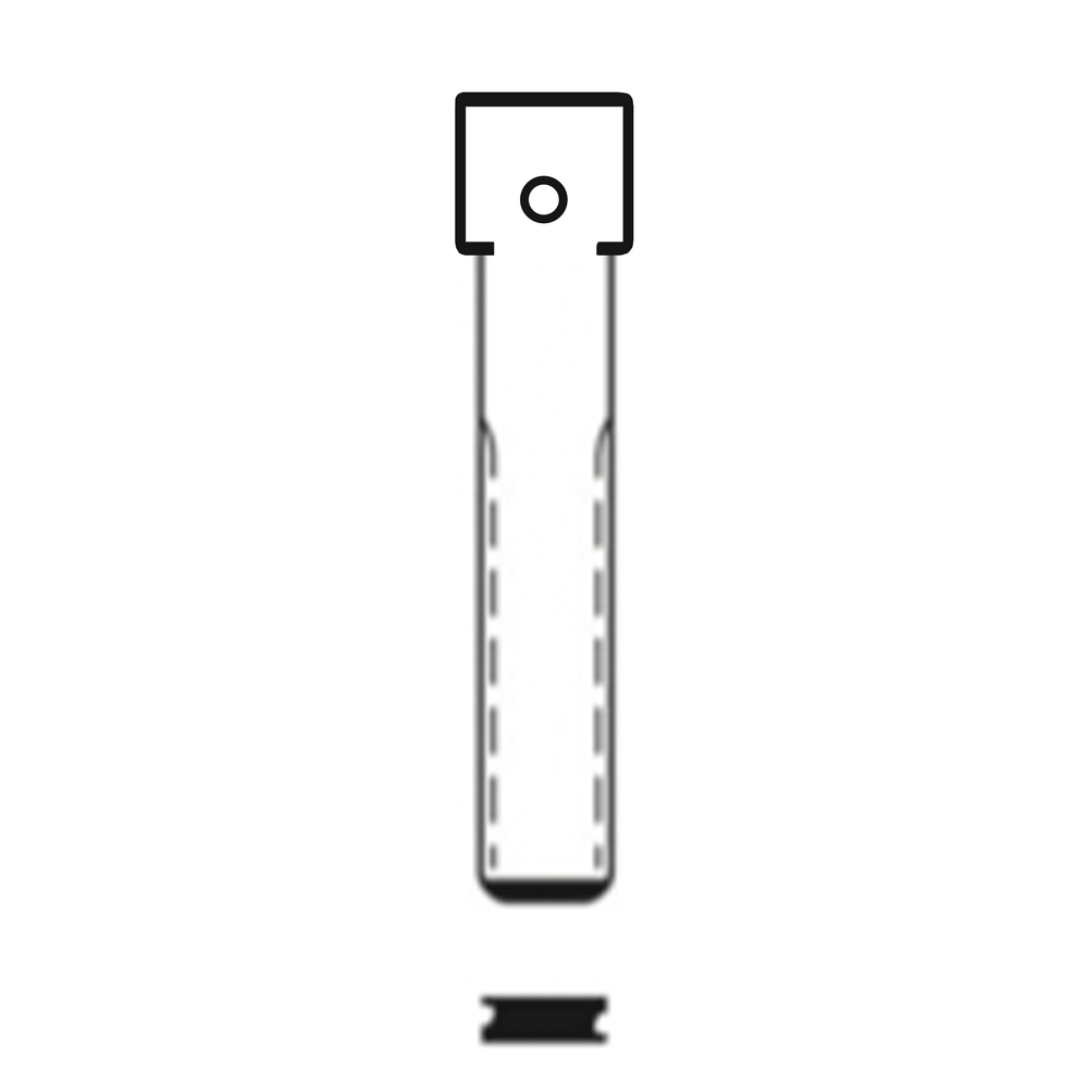 Automotive > Locksmith > Key > Multi-Function > Blade - MFK/Transponder/Chip Key Blade To Suit Citroen/Peugeot HU83
