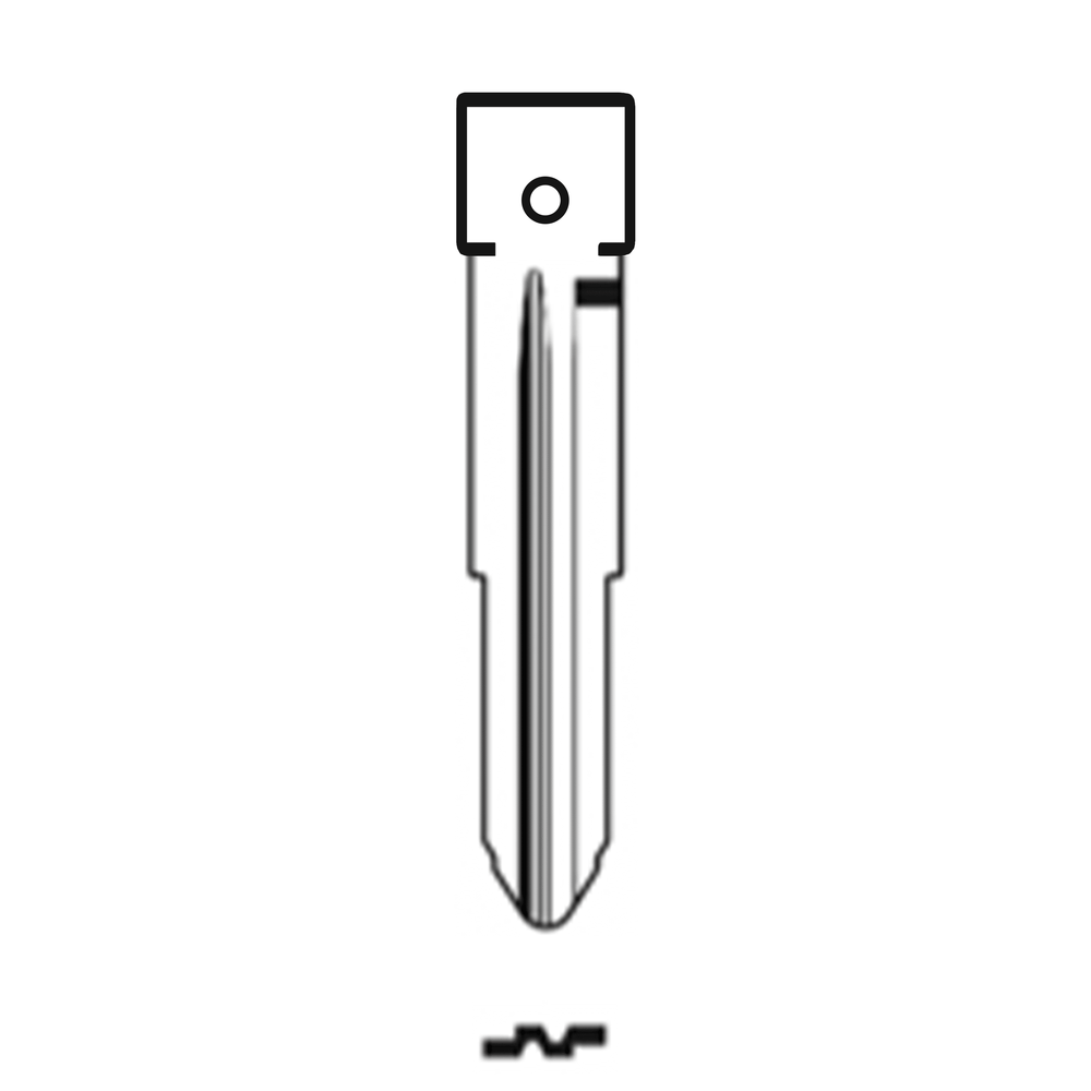 Automotive > Locksmith > Key > Multi-Function > Blade - MFK/Transponder/Chip Key Blade To Suit Mitsubishi MIT8