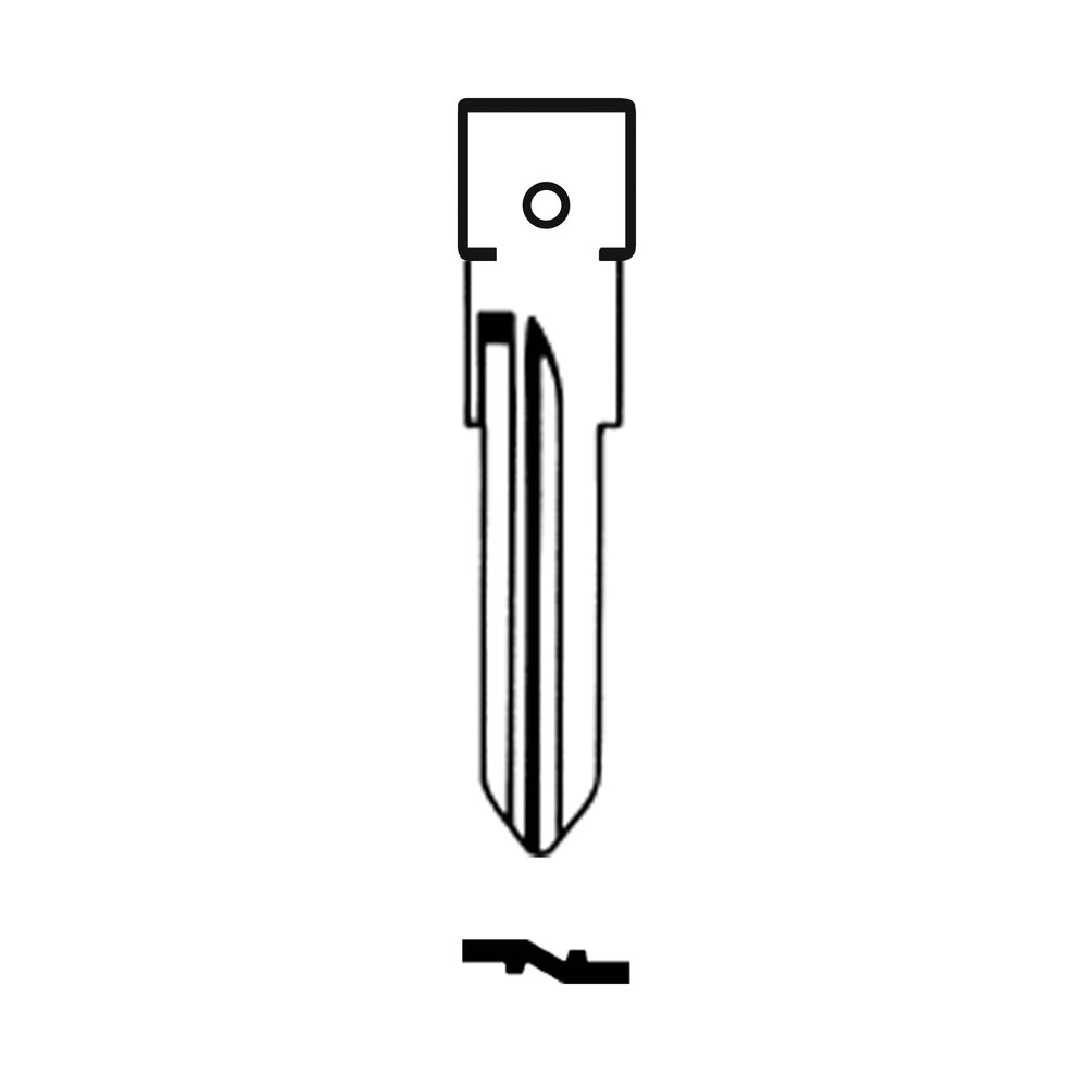 Automotive > Locksmith > Key > Multi-Function > Blade - MFK/Transponder/Chip Key Blade To Suit Volvo NE51