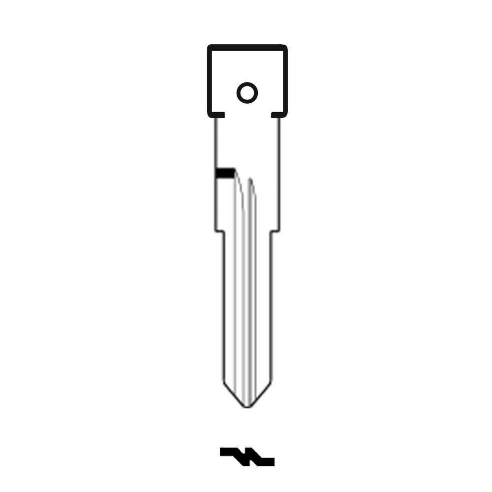 Automotive > Locksmith > Key > Multi-Function > Blade - MFK/Transponder/Chip Key Blade To Suit Land Rover NE77R