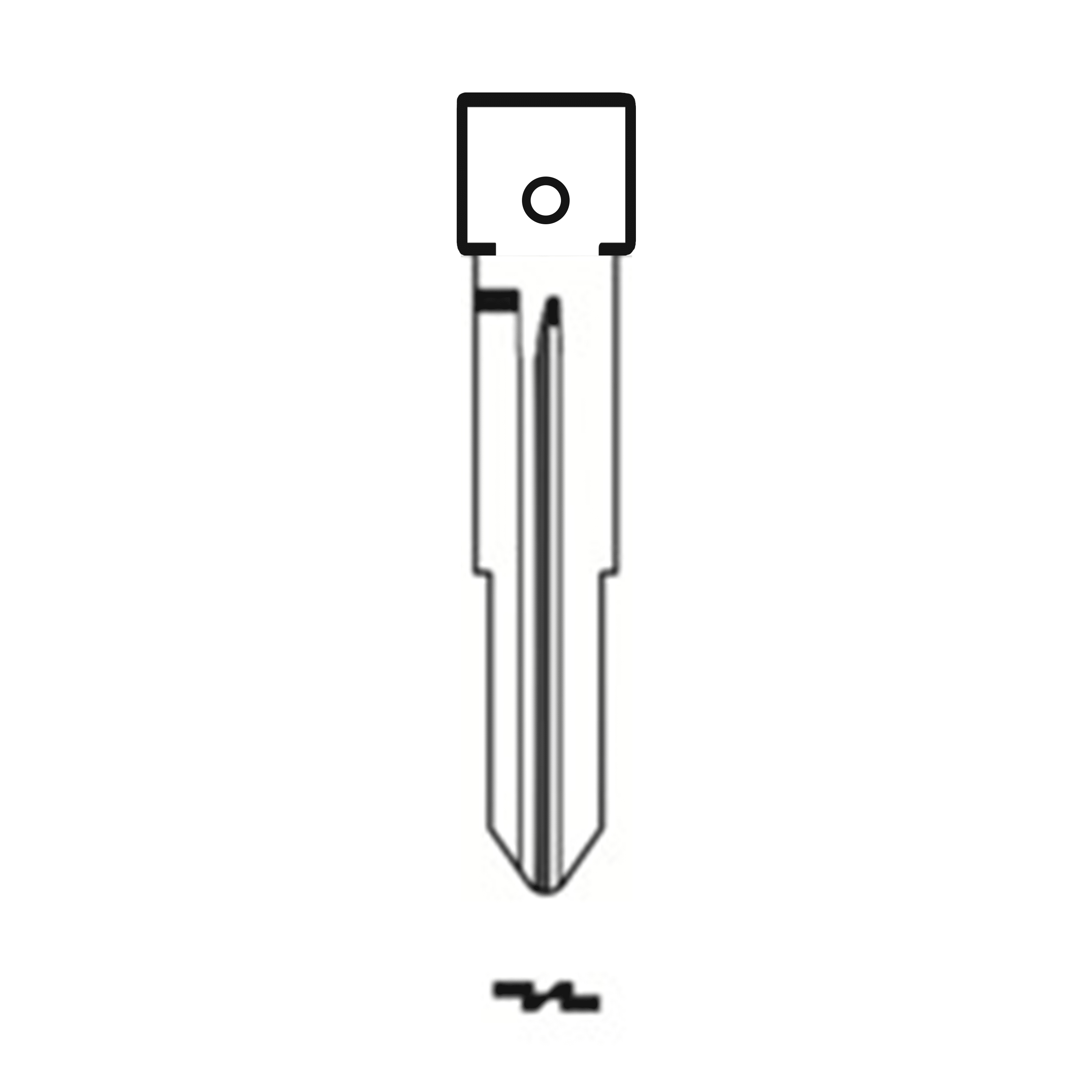 Automotive > Locksmith > Key > Multi-Function > Blade - MFK/Transponder/Chip Key Blade To Suit Suzuki SZ11R