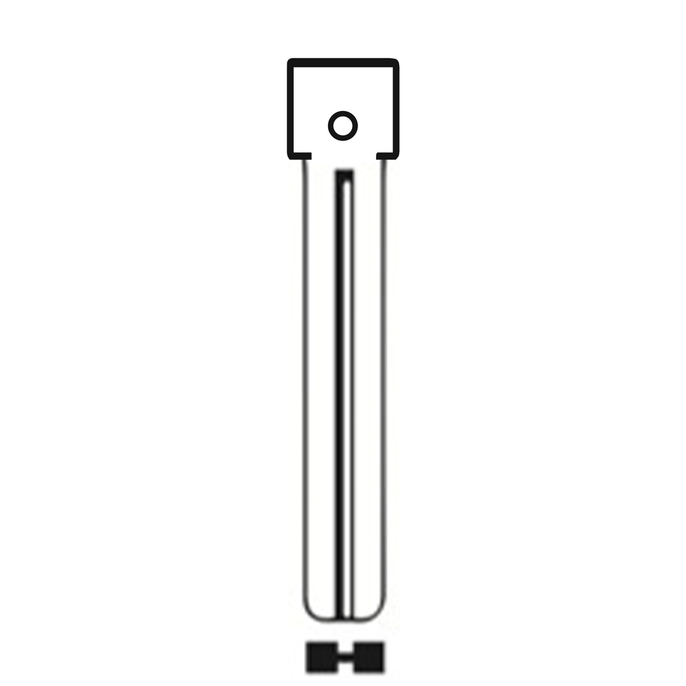 Automotive > Locksmith > Key > Multi-Function > Blade - MFK/Transponder/Chip Key Blade To Suit Lexus TOY40