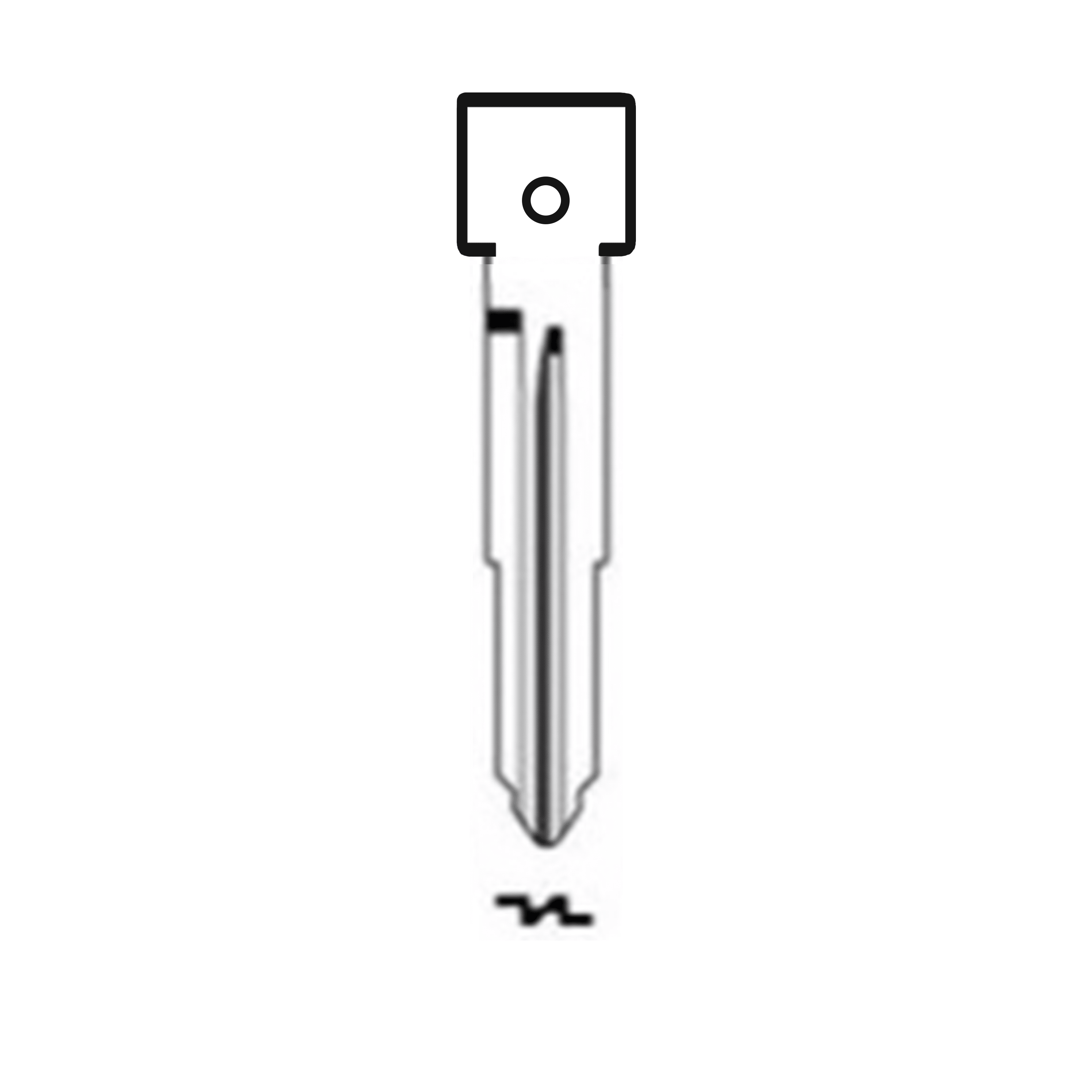 Automotive > Locksmith > Key > Multi-Function > Blade - MFK/Transponder/Chip Key Blade To Suit Toyota TOY46R