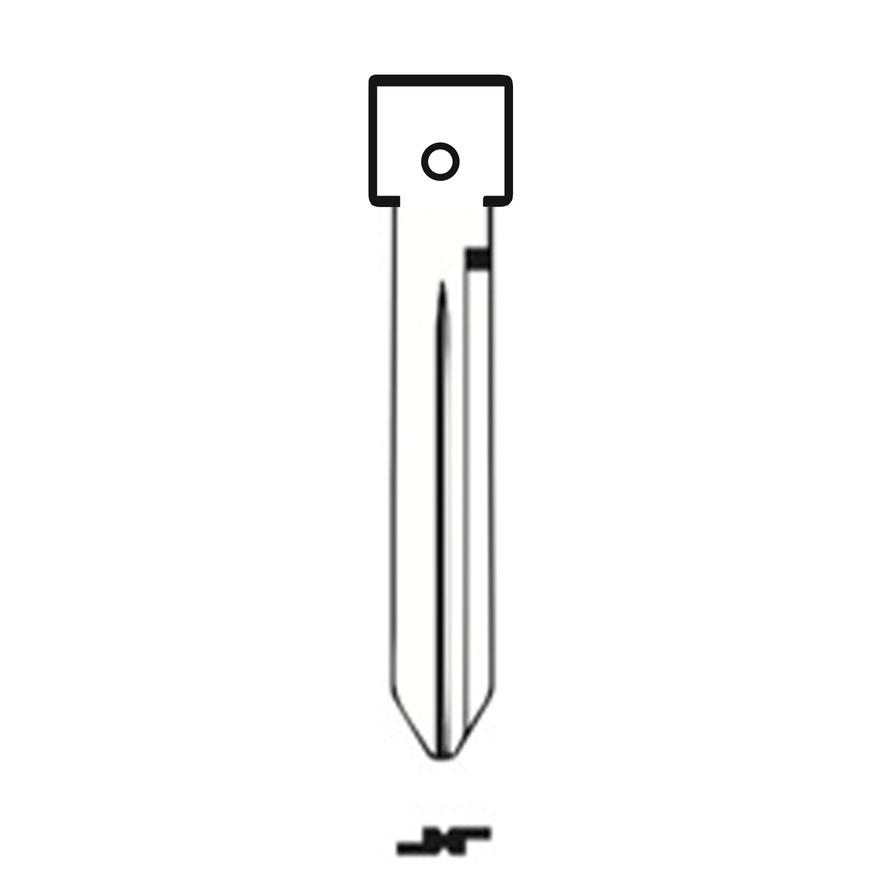 Automotive > Locksmith > Key > Multi-Function > Blade - MFK/Transponder/Chip Key Blade To Suit Toyota TOY47
