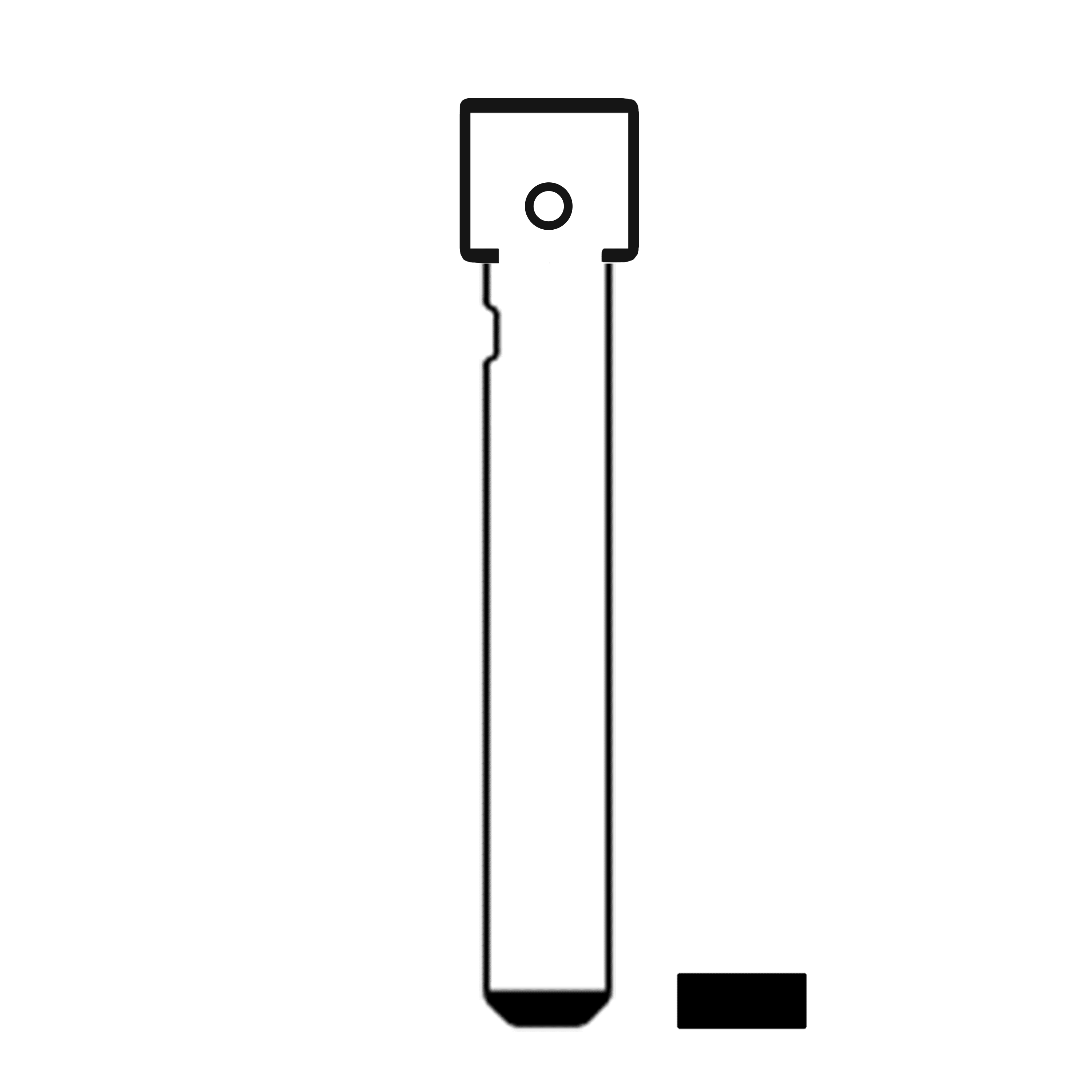 Automotive > Locksmith > Key > Multi-Function > Blade - MFK/Transponder/Chip Key Blade To Suit Toyota TOY51