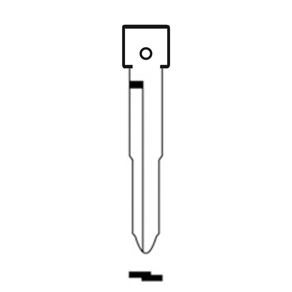 Automotive > Locksmith > Key > Multi-Function > Blade - MFK/Transponder/Chip Key Blade To Suit Yamaha YH35R
