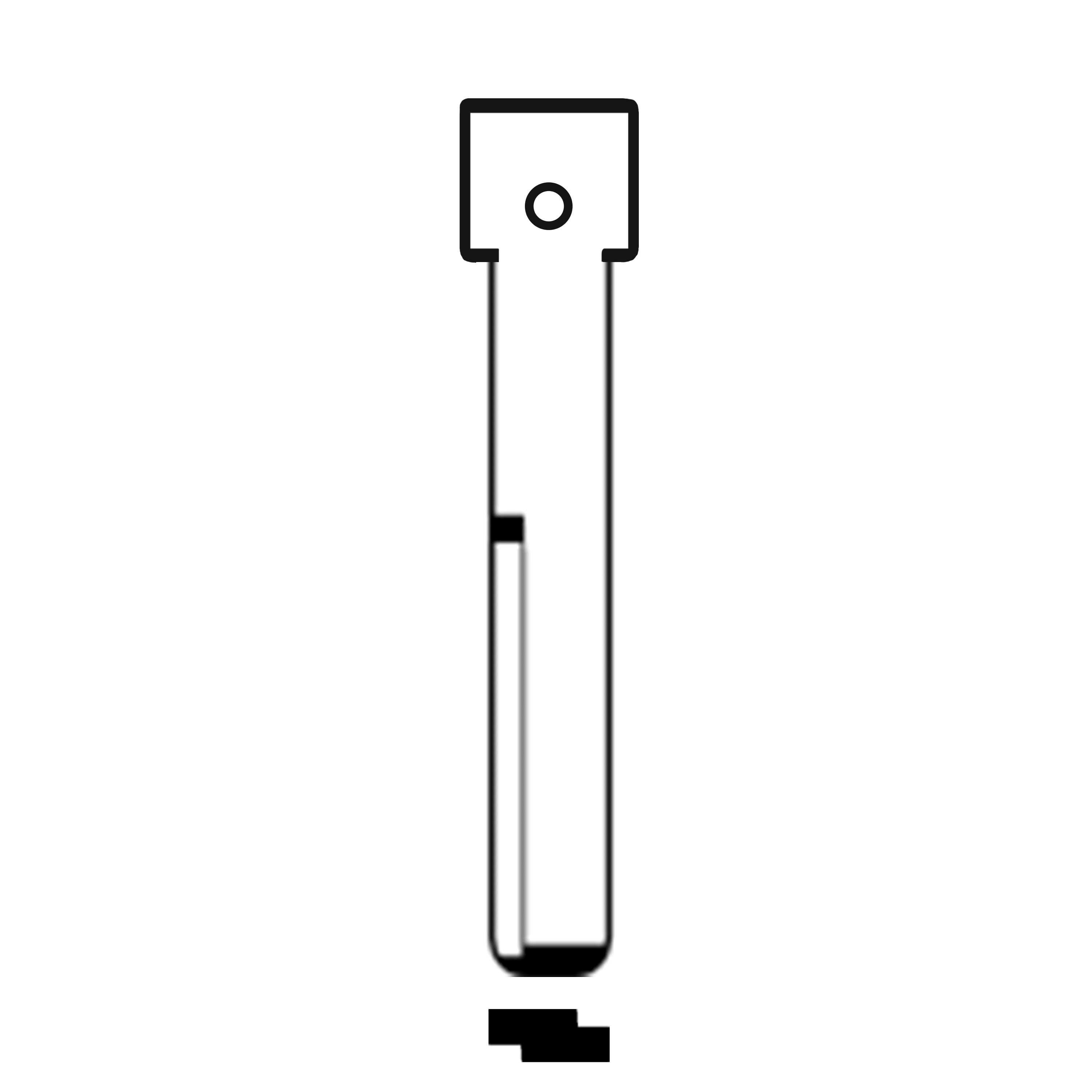 Automotive > Locksmith > Key > Multi-Function > Blade - MFK/Transponder/Chip Key Blade To Suit Opel YM27