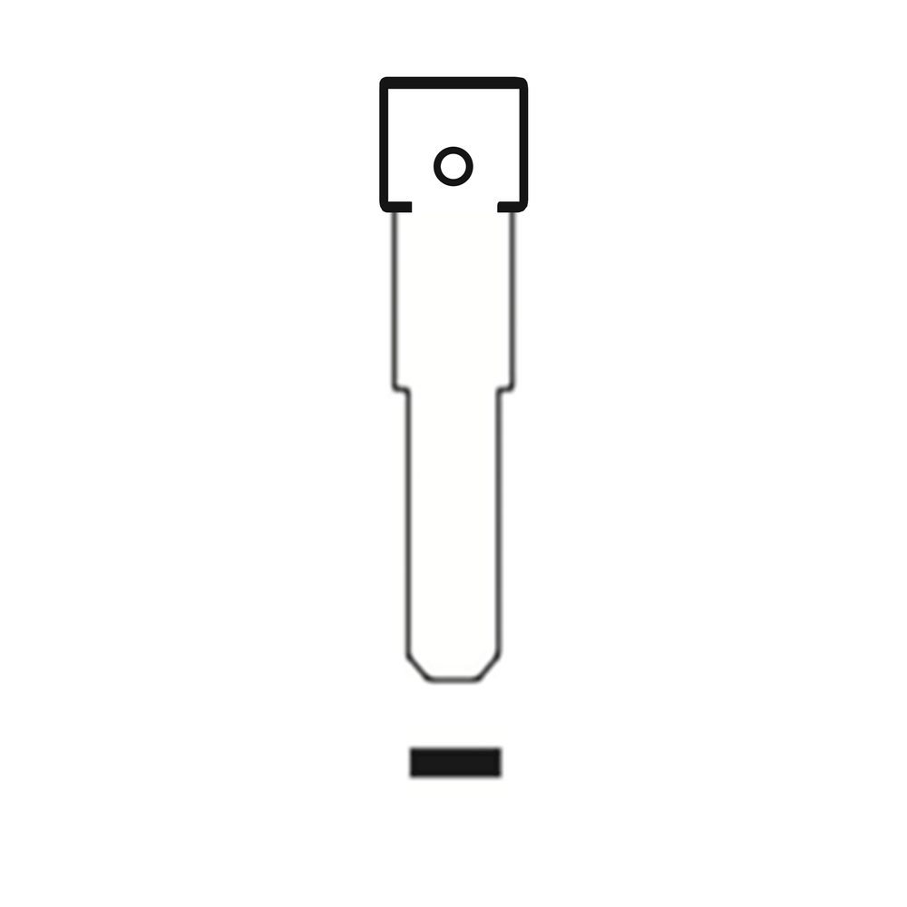 Automotive > Locksmith > Key > Multi-Function > Blade - MFK/Transponder/Chip Key Blade To Suit Zadi/MotoGuzzi ZD30