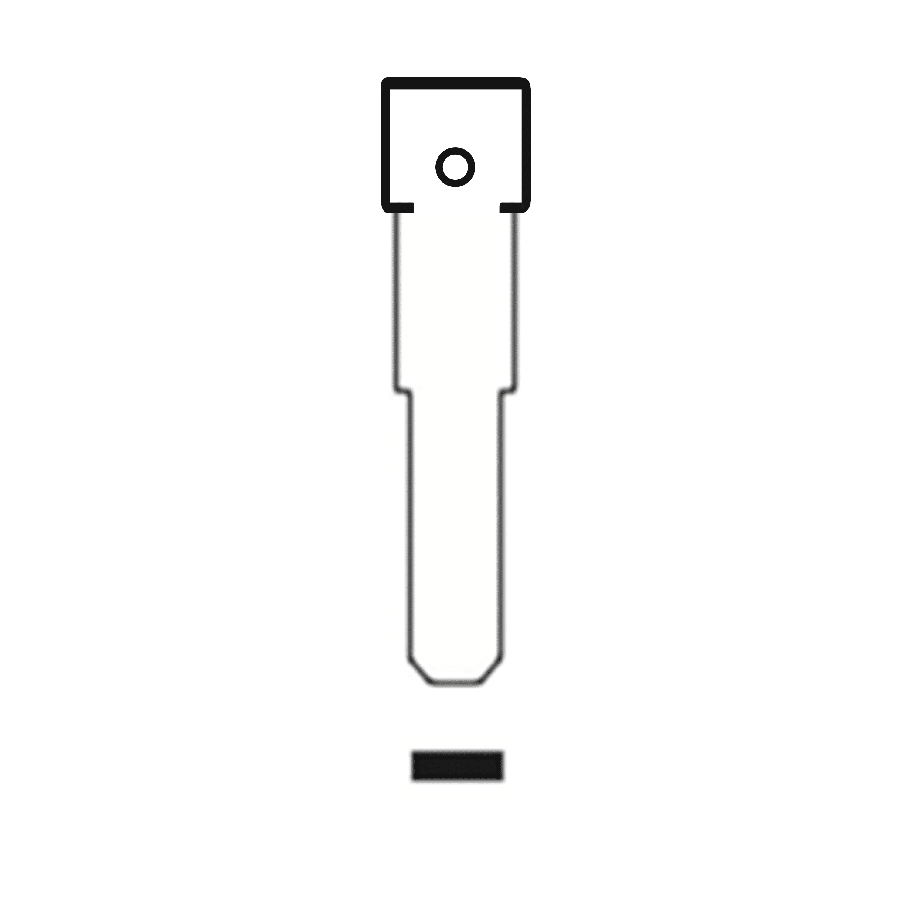 Automotive > Locksmith > Key > Multi-Function > Blade - MFK/Transponder/Chip Key Blade To Suit Zadi/MotoGuzzi ZD30