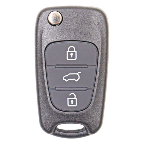 3 Button HYN17 Flip Key Housing to suit Hyundai