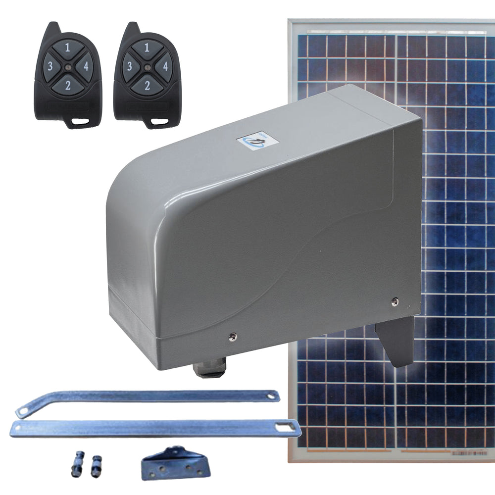 Garage & Gate > Motor - Letron SW450S DIY Single Swing Gate Motor Kit - Solar Powered