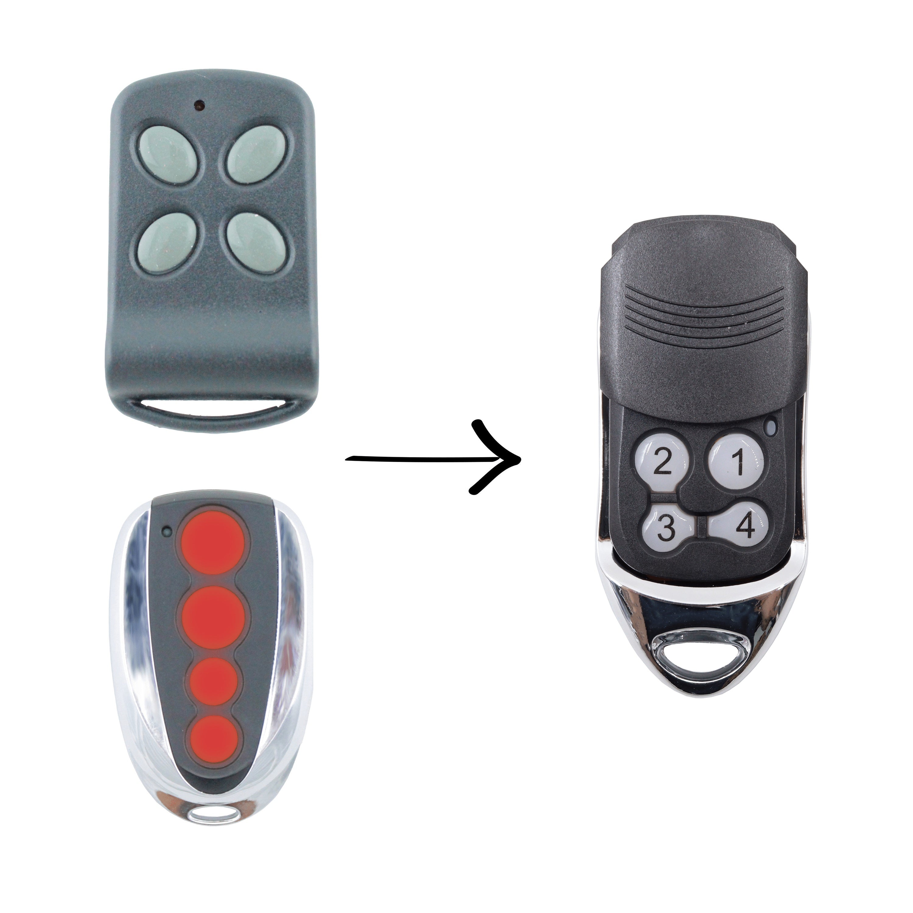 Garage & Gate > Transmitter > Remote > Handheld - ET Door/ACDC/Sunda Compatible Remote
