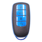 Leather-Like Blue Car Key Sleeve to suit Chery Omoda 5