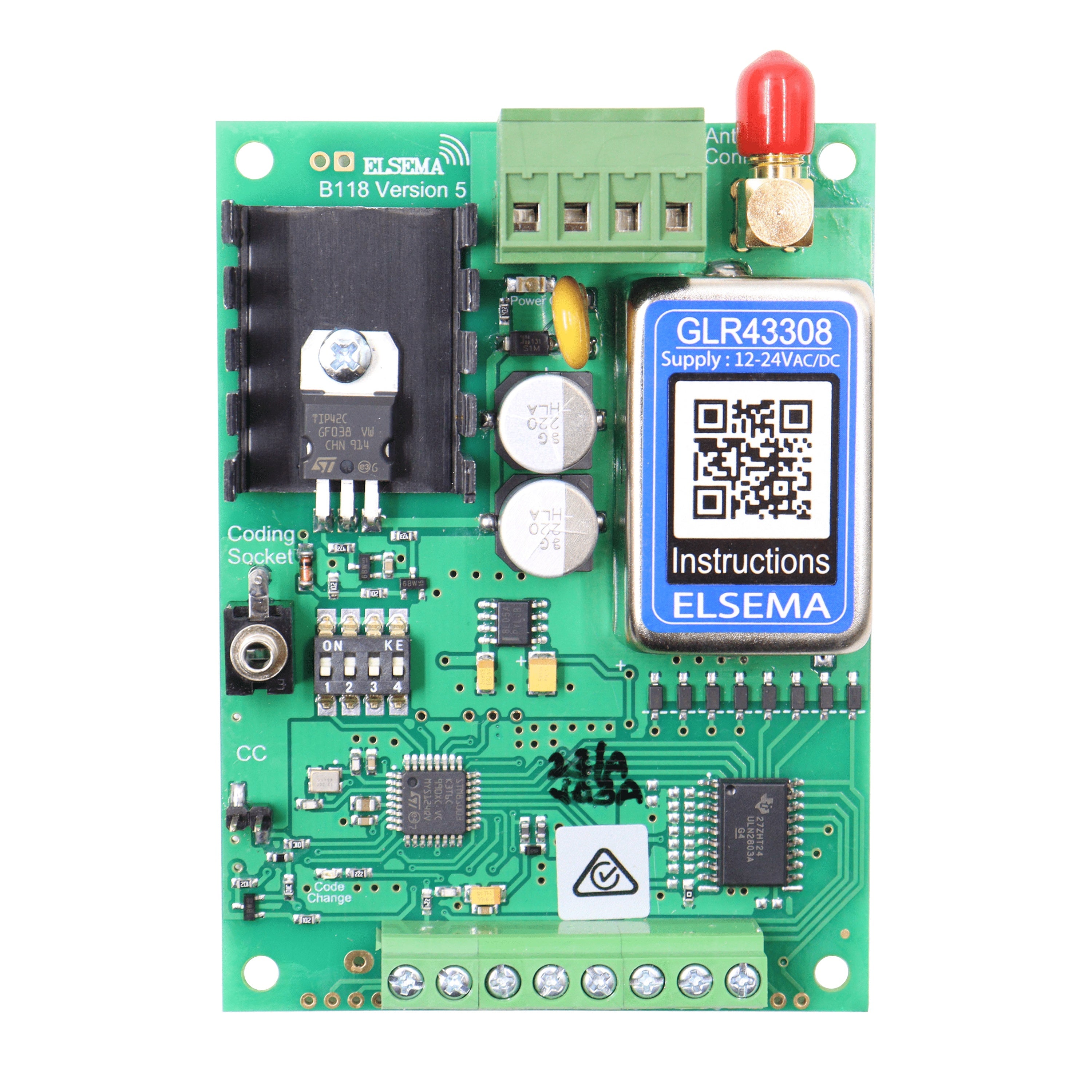 Garage & Gate > Accessory > Receiver > Stand Alone - Elsema Gigalink GLR43308 Genuine Receiver
