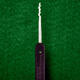 Peterson Lockpick Tools - Over Reach Quad Rake - Plastic Gov Steel