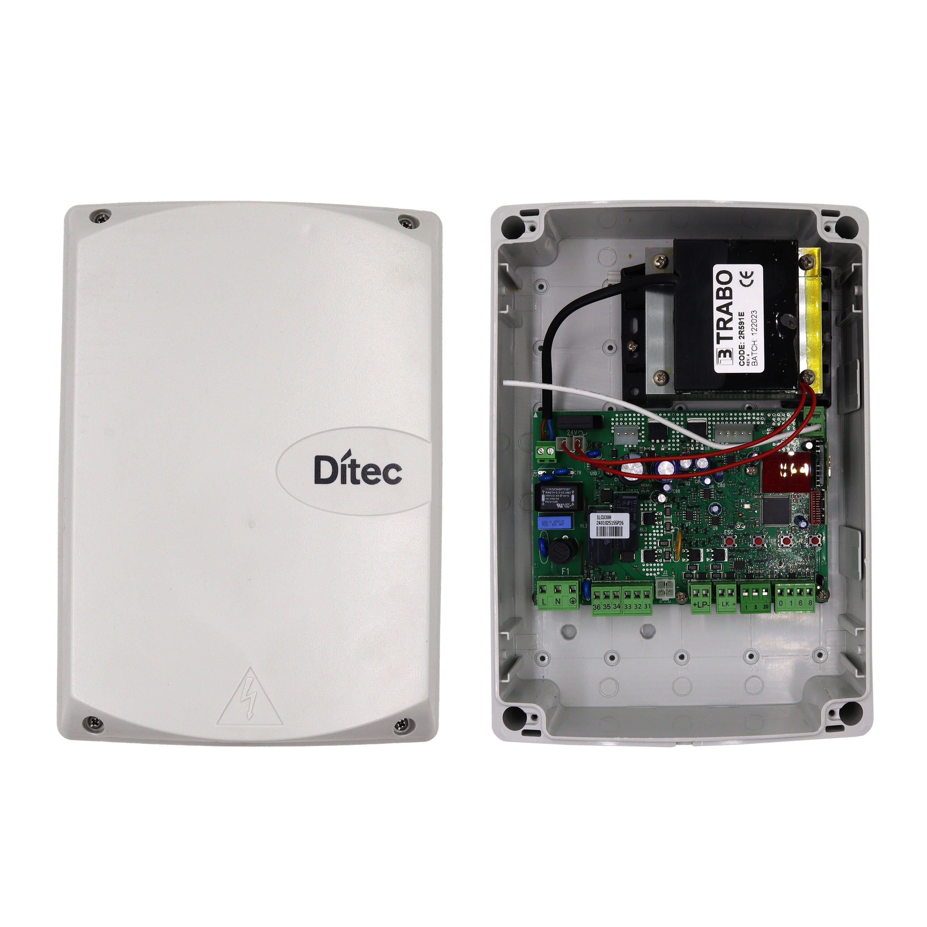 DITEC LCU30H Central de commande pour 1 ou 2 moteurs 24 V DITEC LCU30H Central de commande pour 1 ou 2 moteurs 24 V
