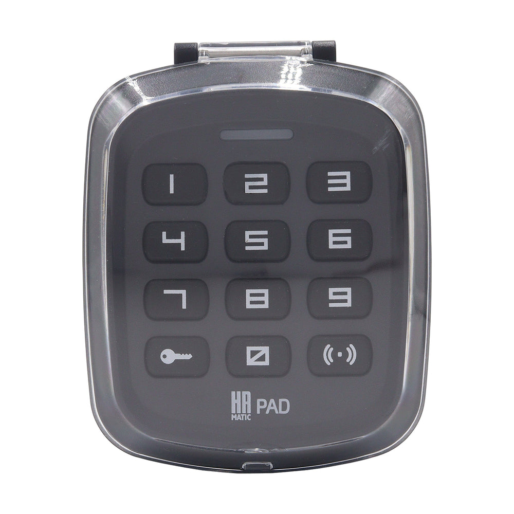 Universal Wireless Gate/Garage Multifrequency Keypad - Black | Remote Pro