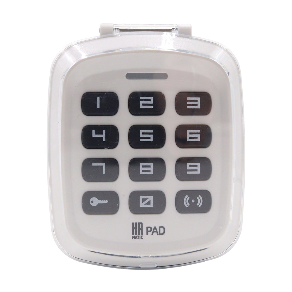 Universal Wireless Gate/Garage Multifrequency Keypad - White | Remote Pro
