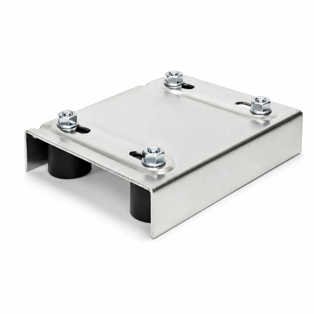 Sliding Gate Adjustable Top Guide Bracket - 4 Nylon Rollers