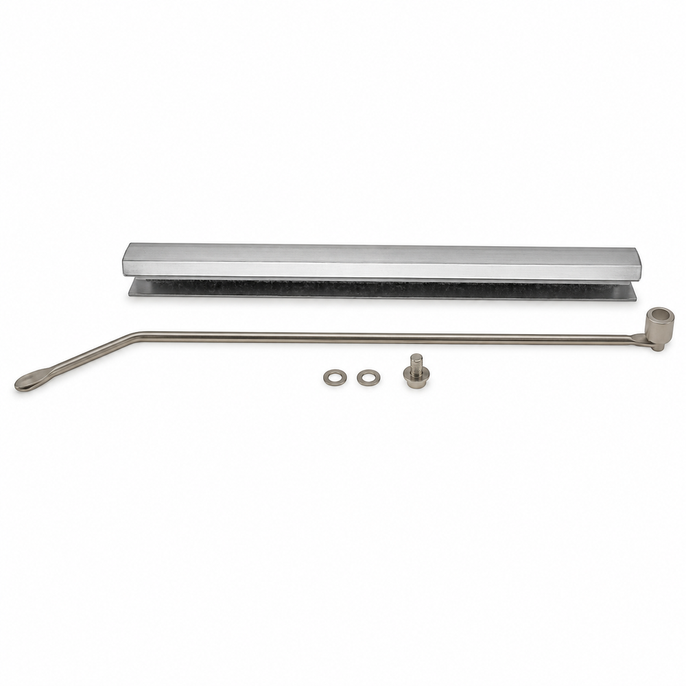 Self-Closing Gate Arm with Guide Rail