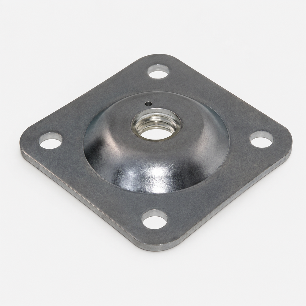 Pratico Bolt-On Hinge Mounting Plate for Pintle Gate Hinge - M24