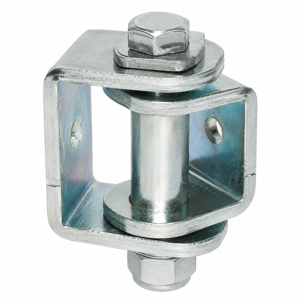 Adjustable Steel Swing Gate Hinge with U-Bracket - 150kg