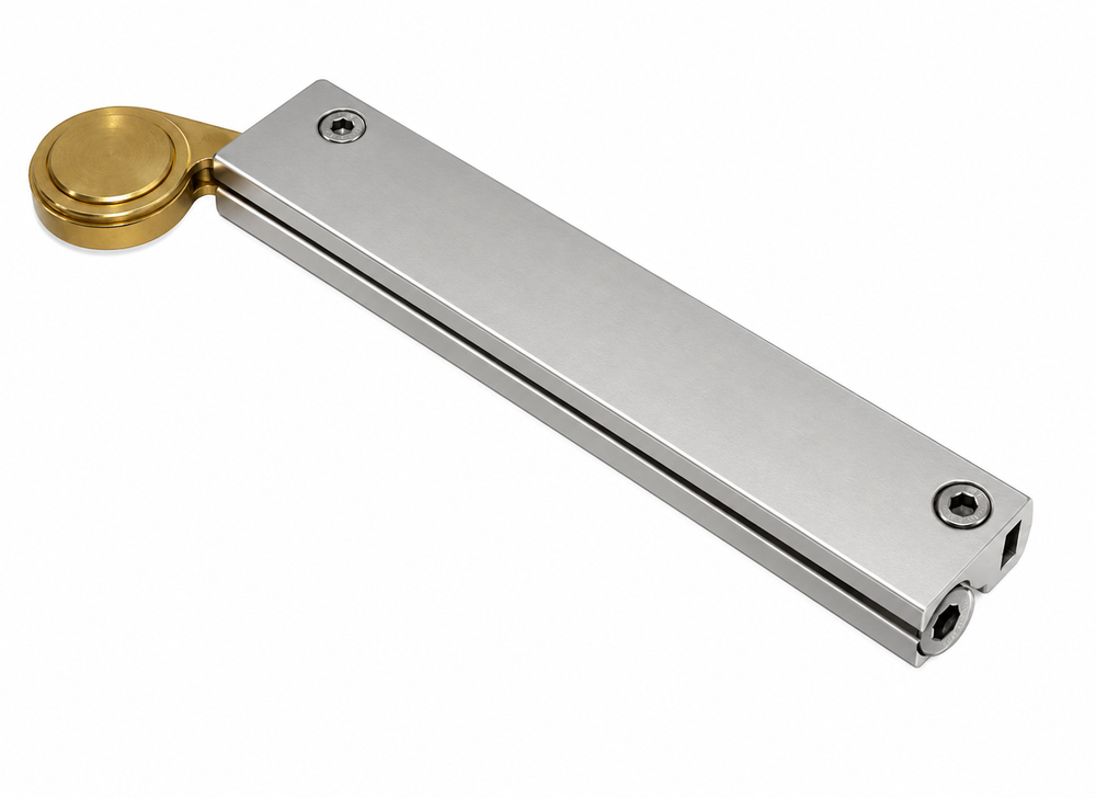 Stainless Steel Spring-Loaded Gate Drop Bolt - Ambidextrous Gate Latch