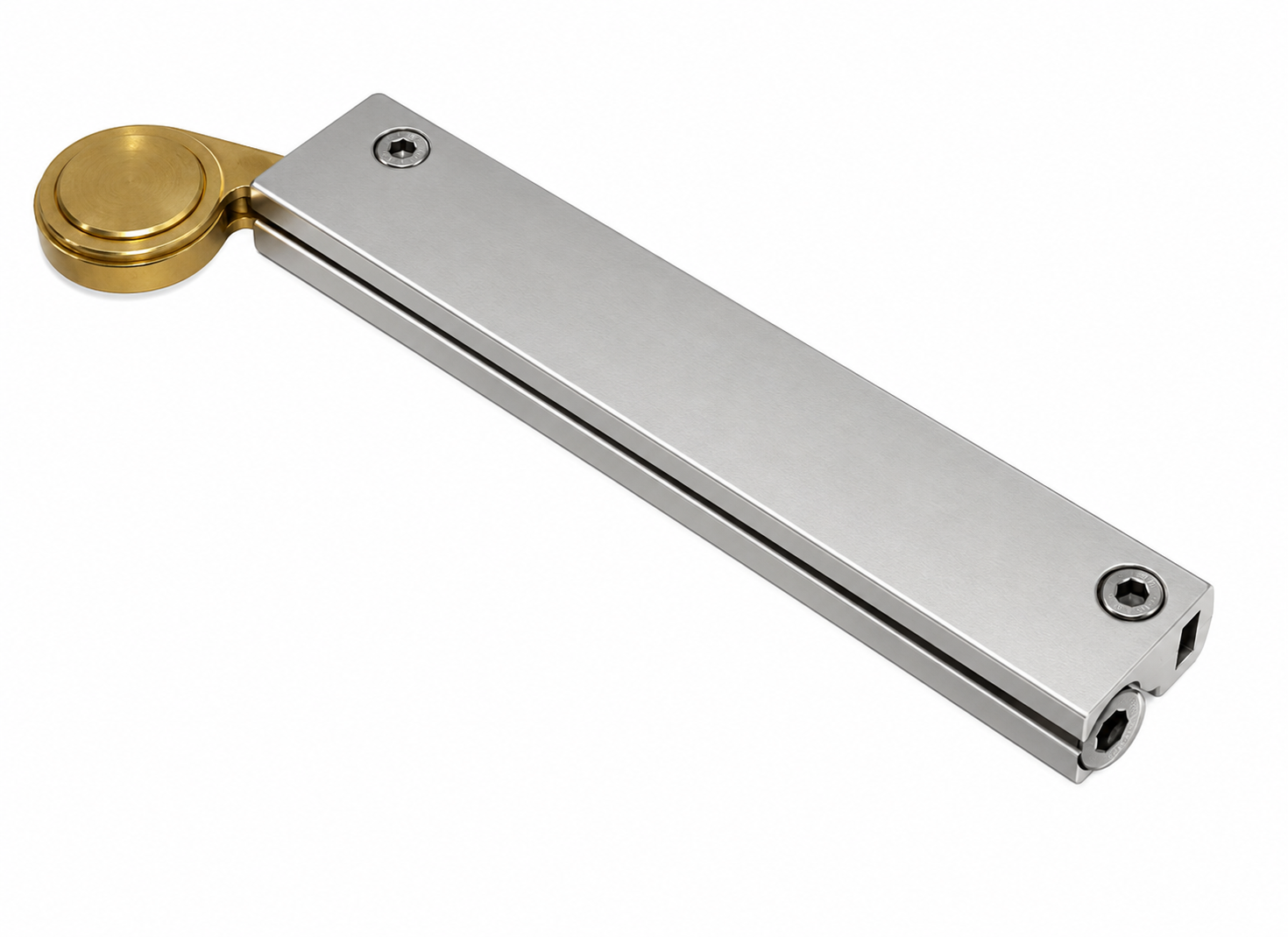 Stainless Steel Spring-Loaded Gate Drop Bolt - Ambidextrous Gate Latch