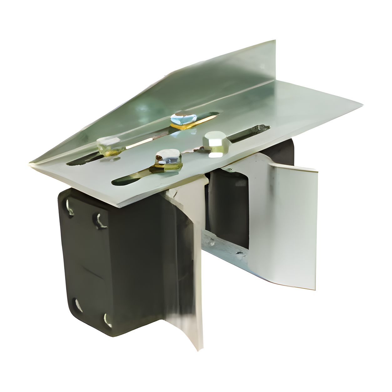 Adjustable Sliding Gate Top Guide with 2 Nylon Rollers