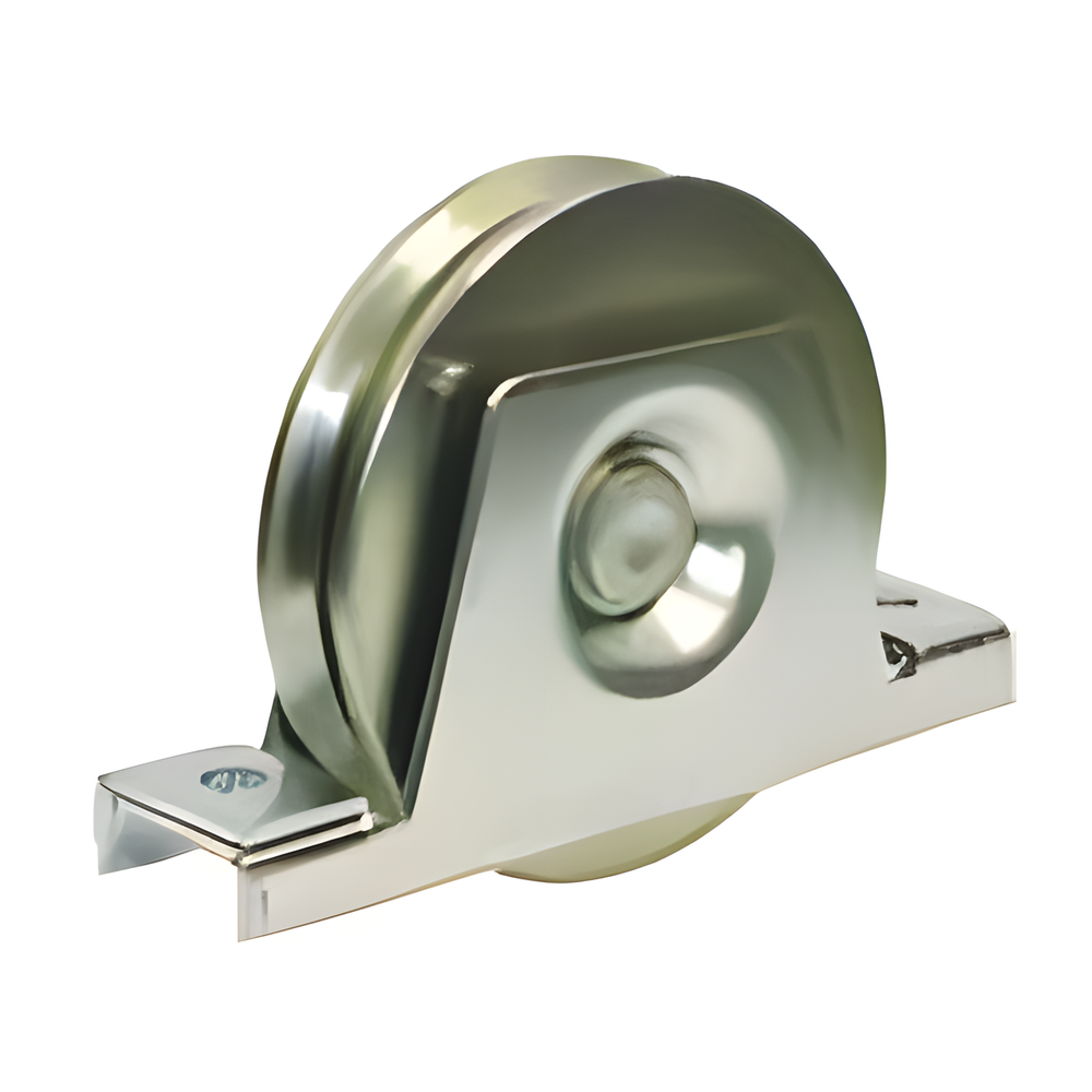 Sliding Gate Wheel 120mm Ø U Groove 2 Bearings - Removeable