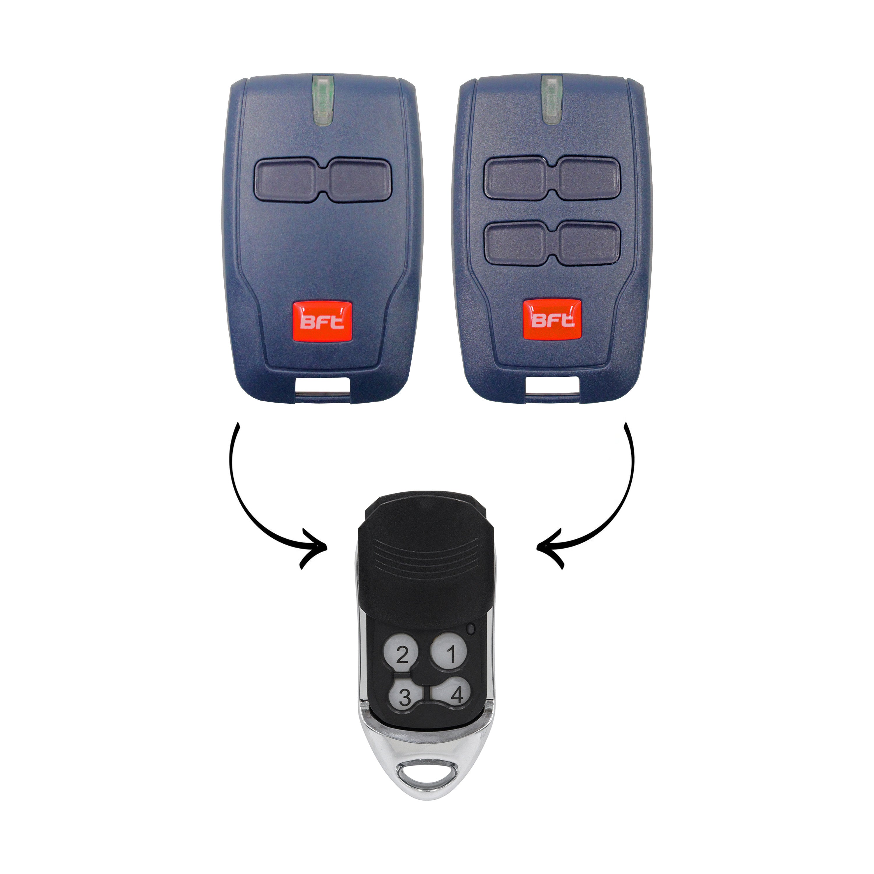 Compatible Remote To Suit BFT B RCB 0678