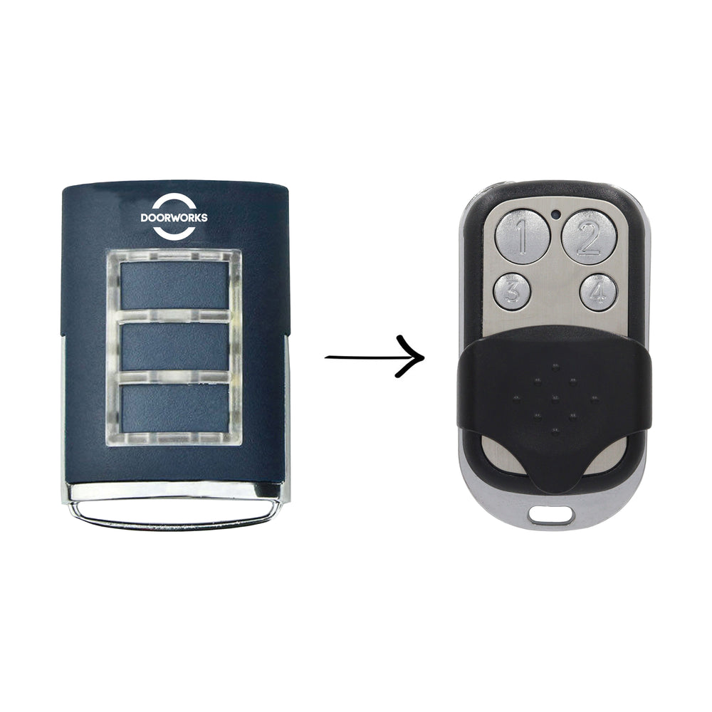 Doorworks RD2/GDC6 Compatible Remote