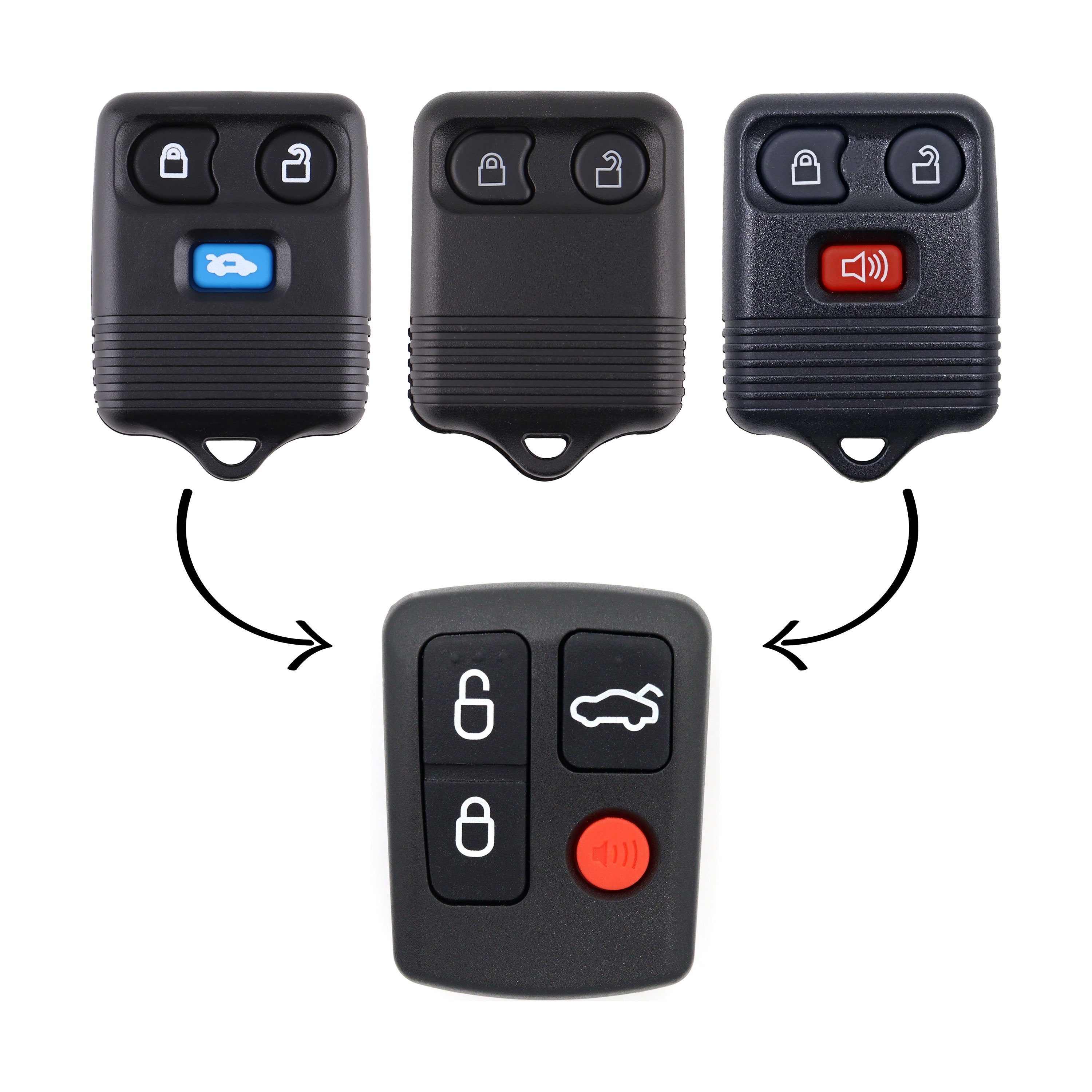 To Suit Ford Explorer Escape Transit Remote